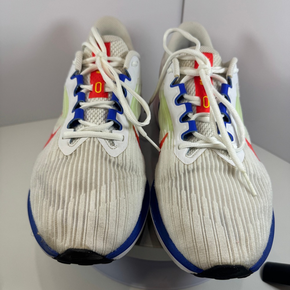 Nike Winflo 10 Men's Running Shoes White Red Blue‎ Lightweight Size 11.5 - Picture 6 of 11